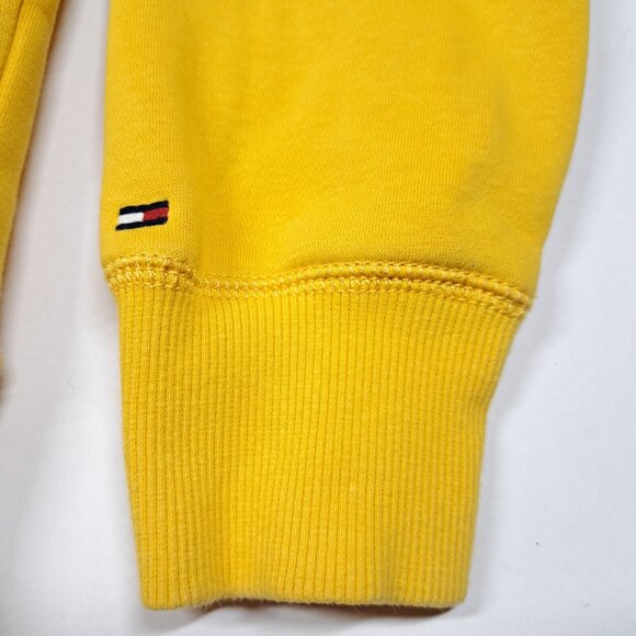 Tommy Hilfiger Womens Sweatshirt Mustard Yellow Long Sleeve Size S Small 90s Y2K - Picture 2 of 7